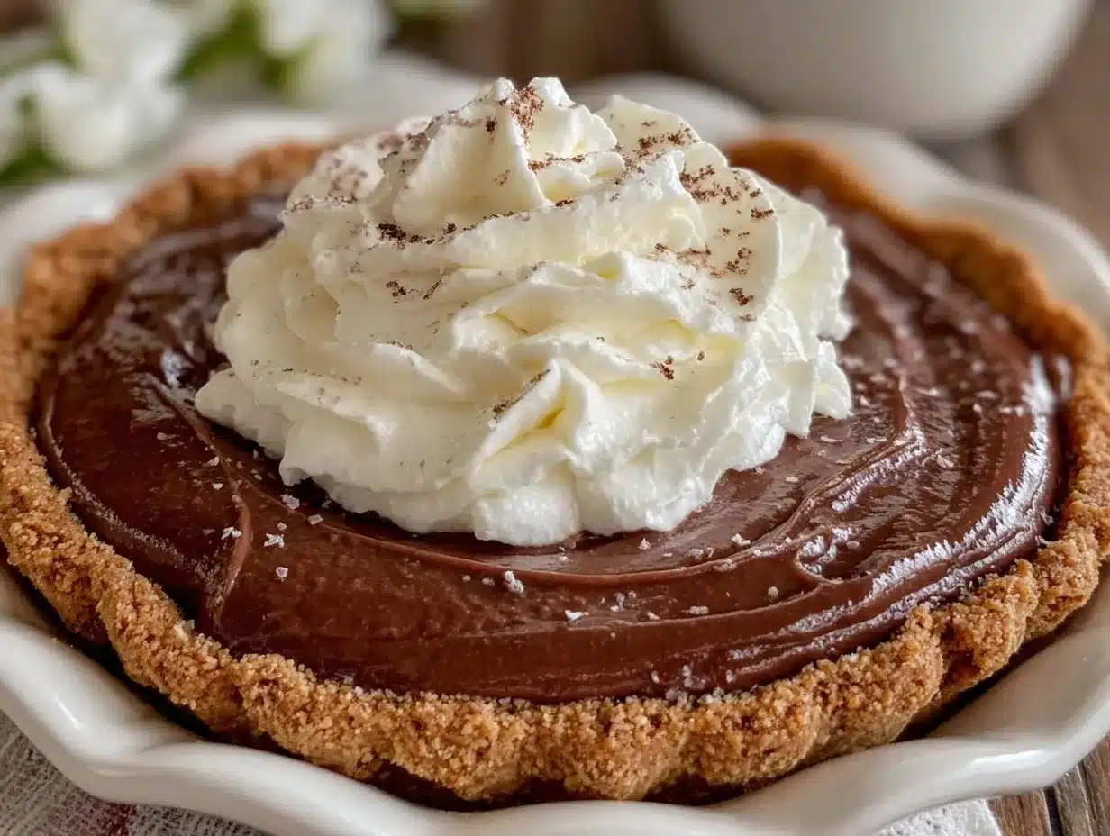 creamy chocolate silk pie preparation steps