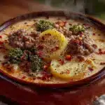 creamy copycat olive garden zuppa toscana - featured image