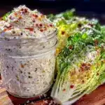 creamy homemade caesar salad dressing - featured image