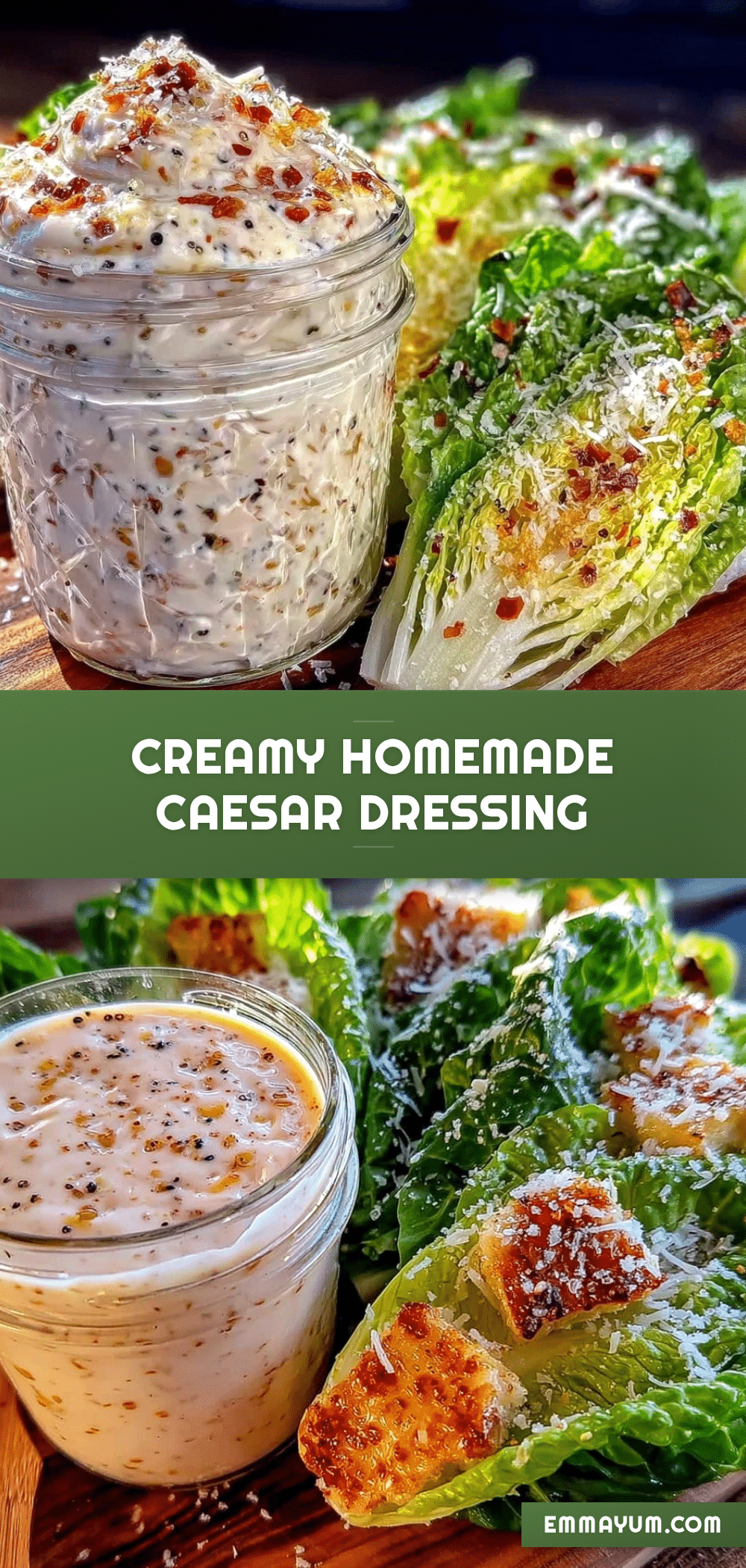 creamy homemade caesar salad dressing recipe