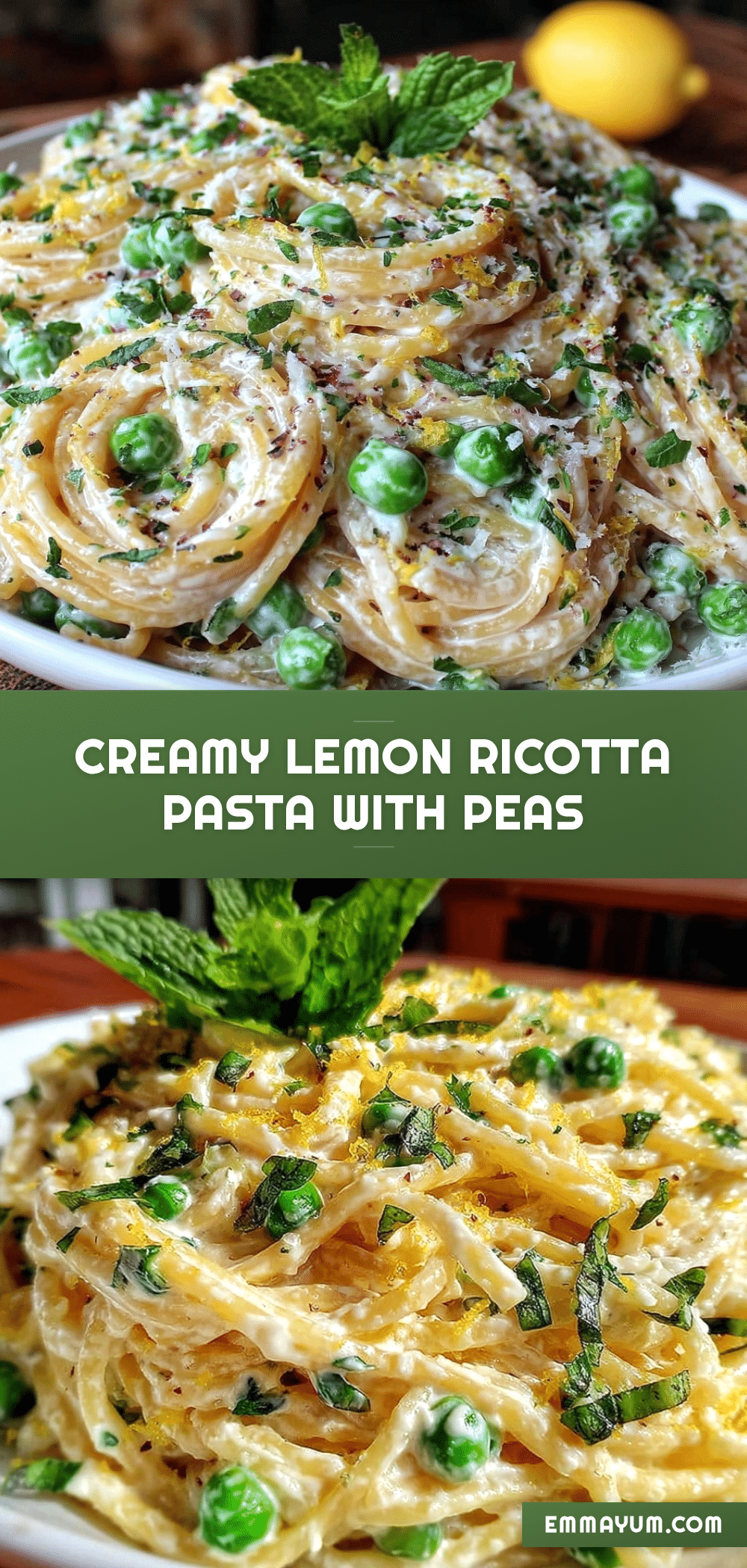 creamy lemon ricotta pasta recipe
