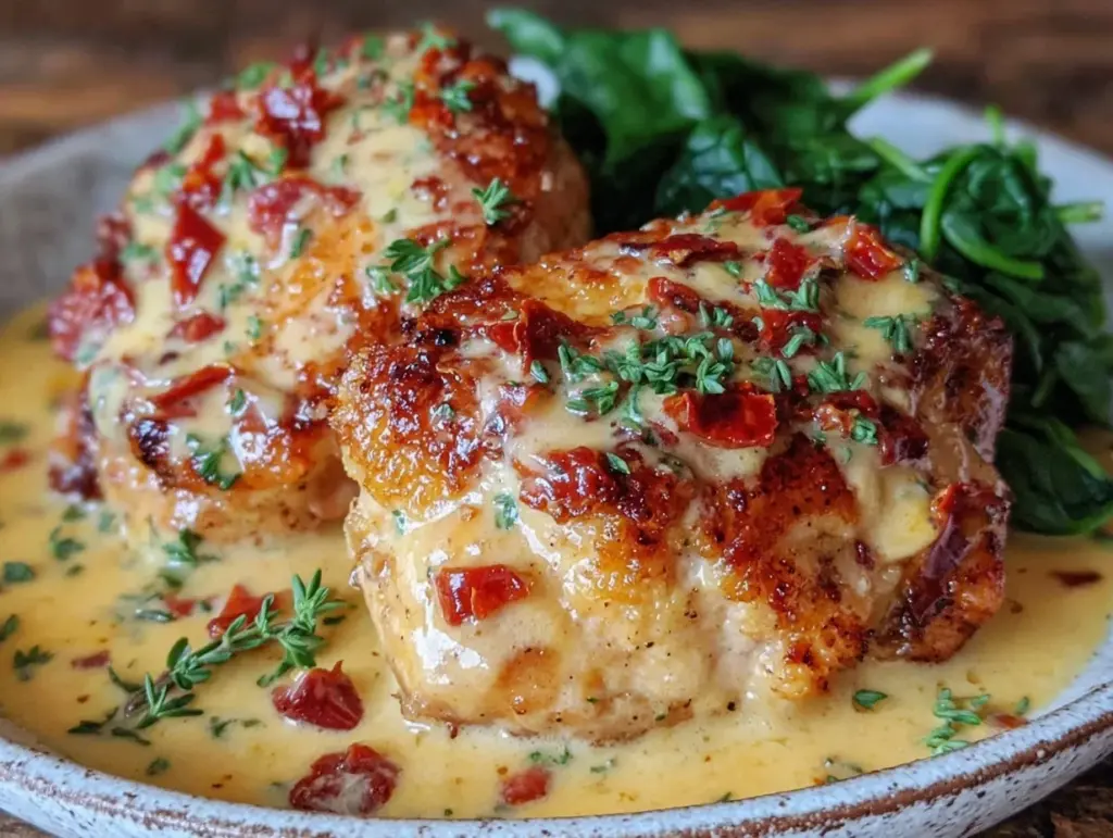 creamy marry me chicken - featured image