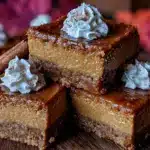 creamy pumpkin cheesecake bars - featured image