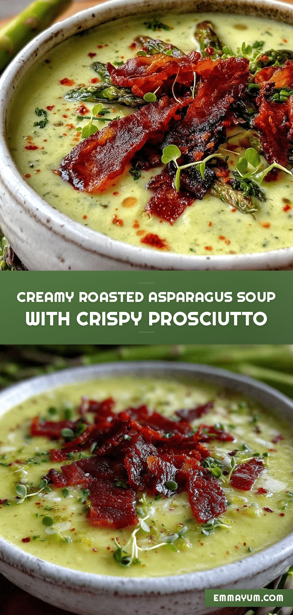 creamy roasted asparagus soup recipe