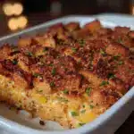 creamy southern squash casserole - featured image