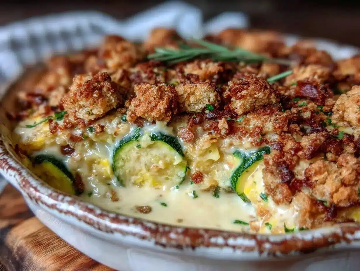 creamy southern squash casserole preparation steps