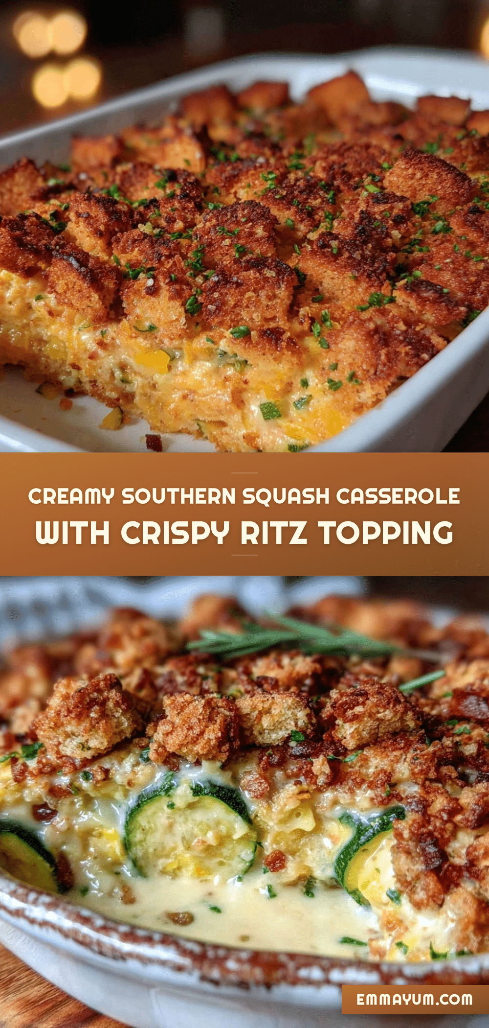 creamy southern squash casserole recipe