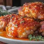 crispy air fryer chicken thighs - featured image