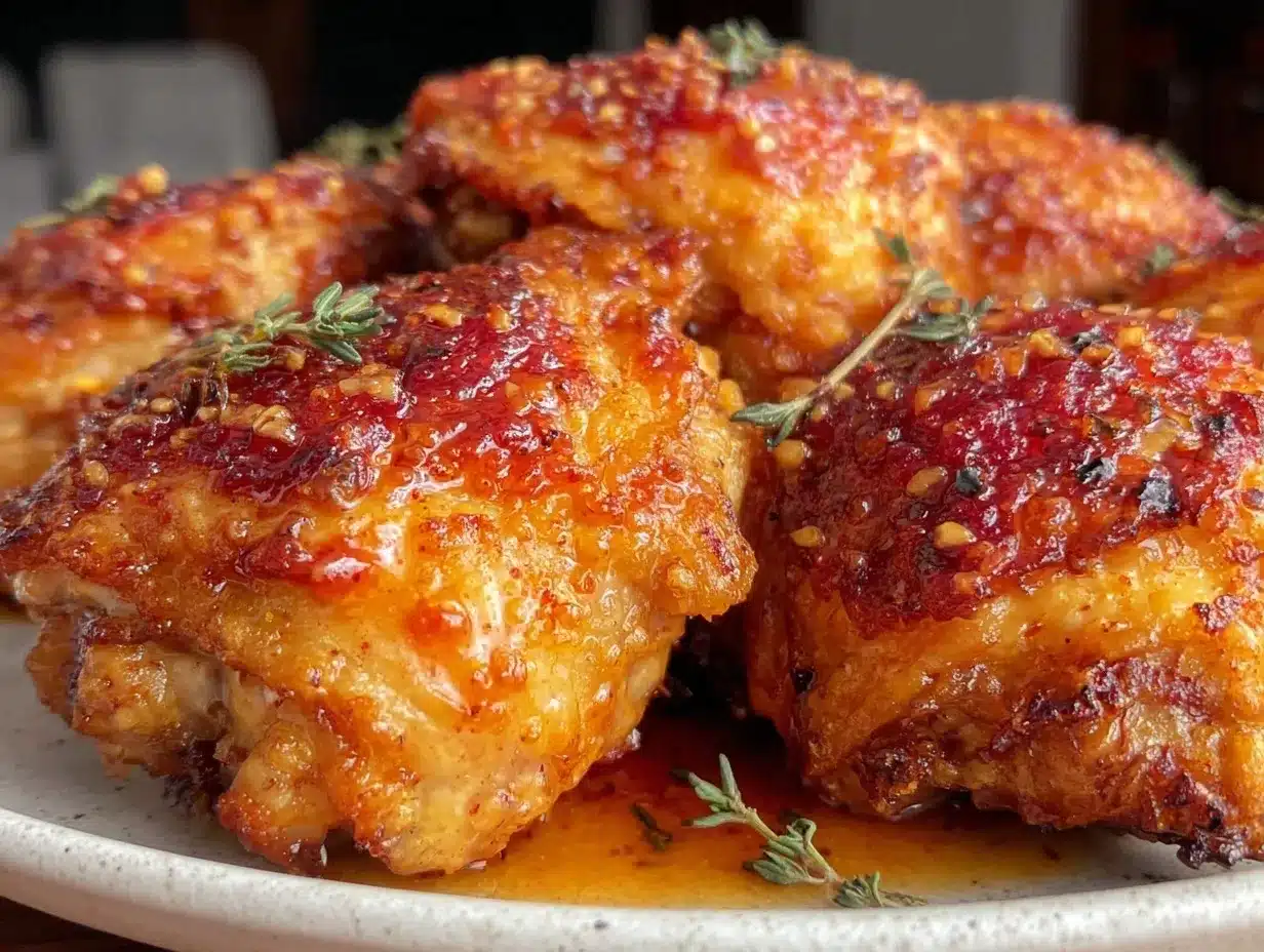 crispy air fryer chicken thighs preparation steps