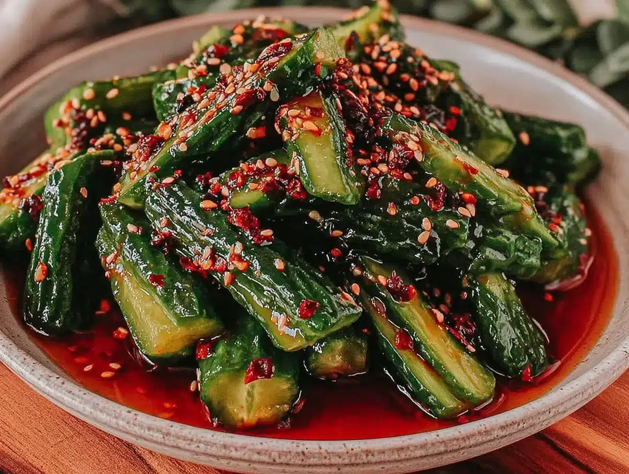 crispy asian smashed cucumber salad preparation steps