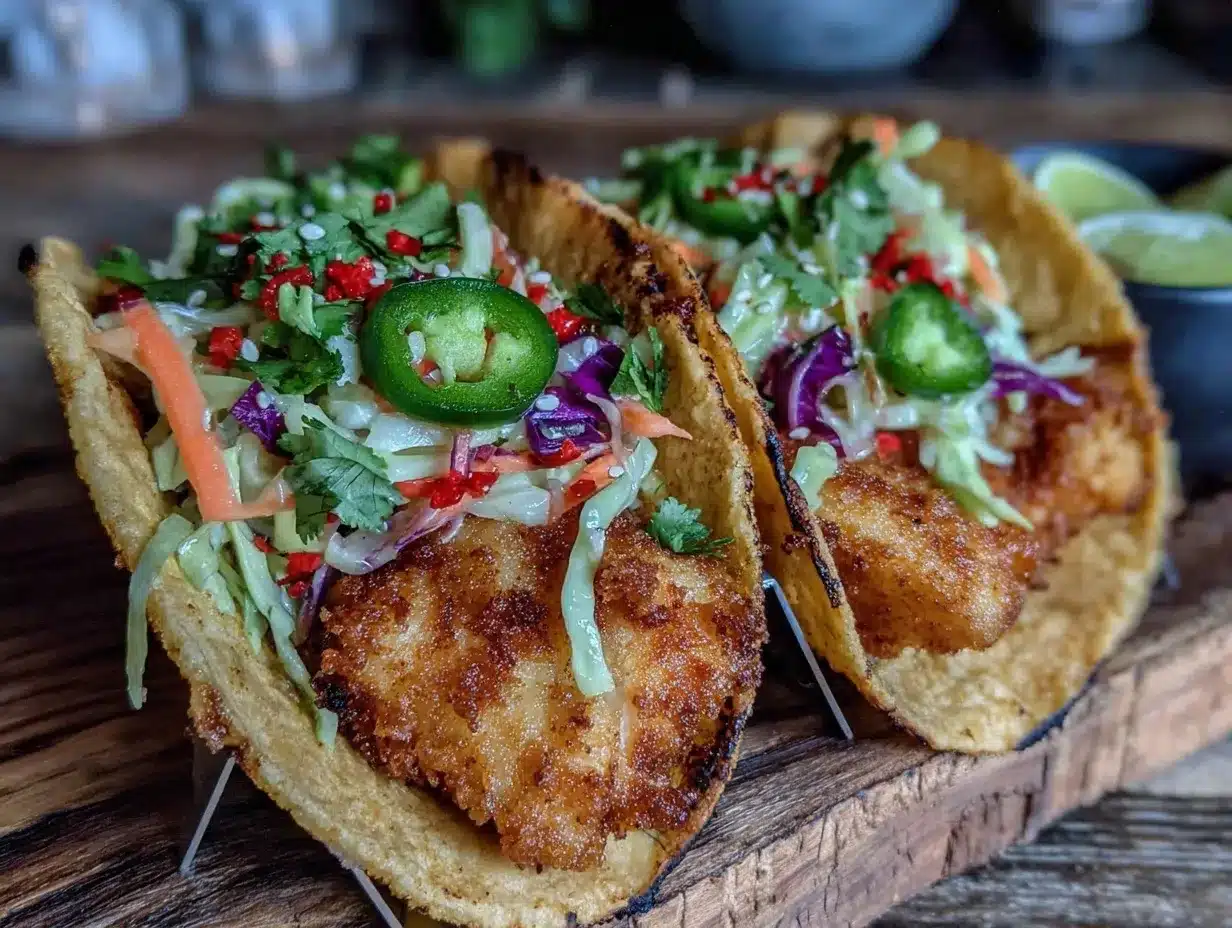 crispy baked fish tacos preparation steps