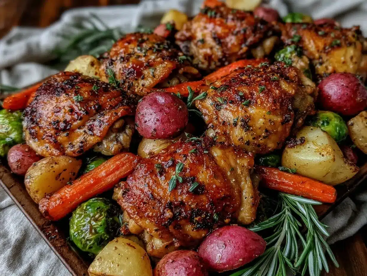 crispy brown butter chicken thighs preparation steps