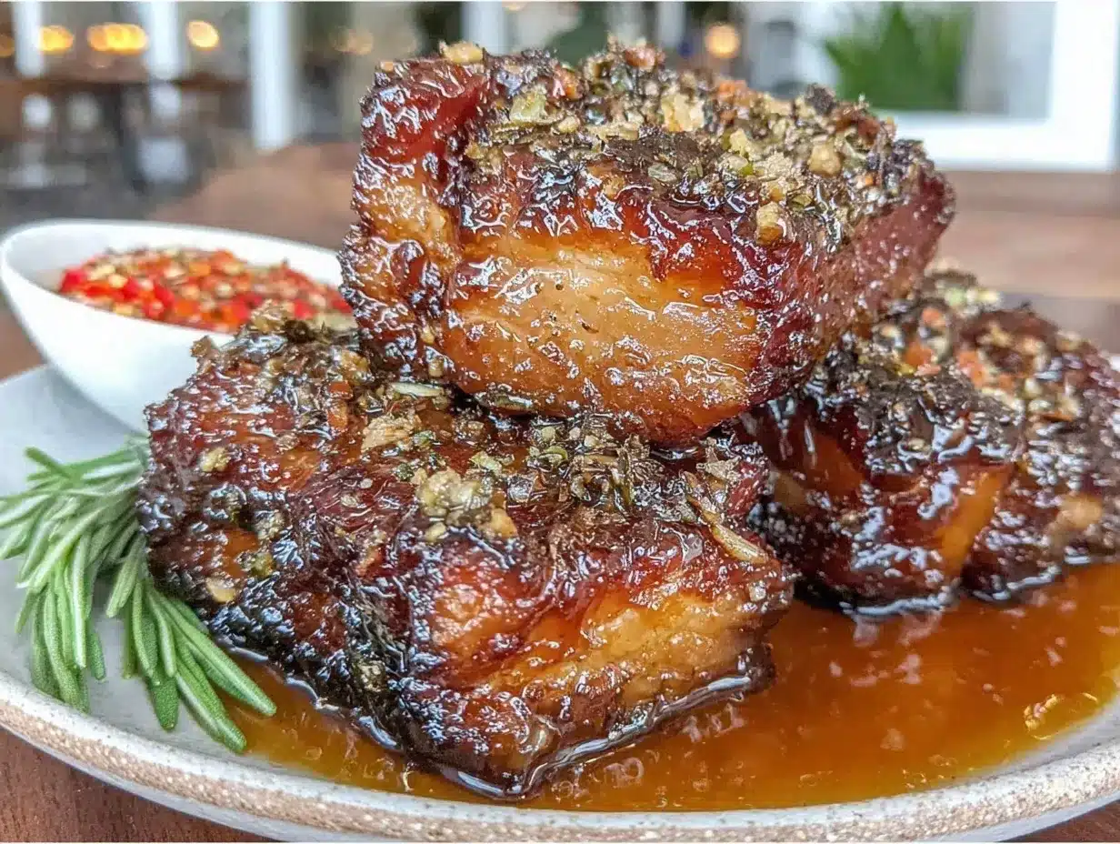 crispy char siu pork belly preparation steps