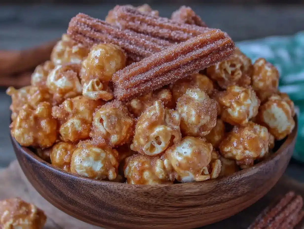 crispy churro popcorn recipe preparation steps