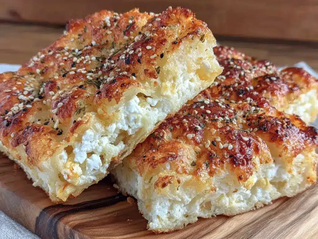crispy cottage cheese flatbread - featured image