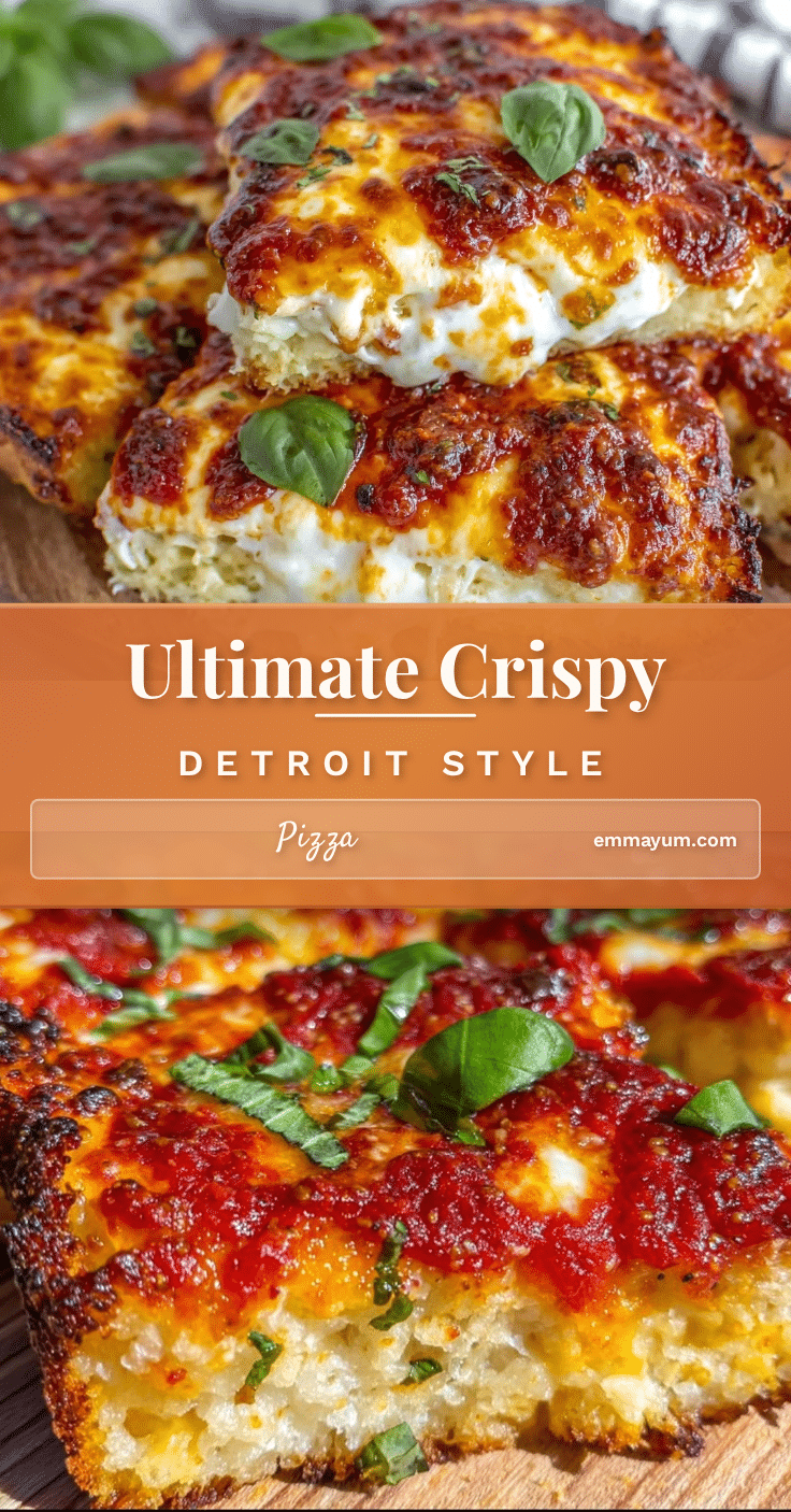 crispy Detroit style pizza recipe