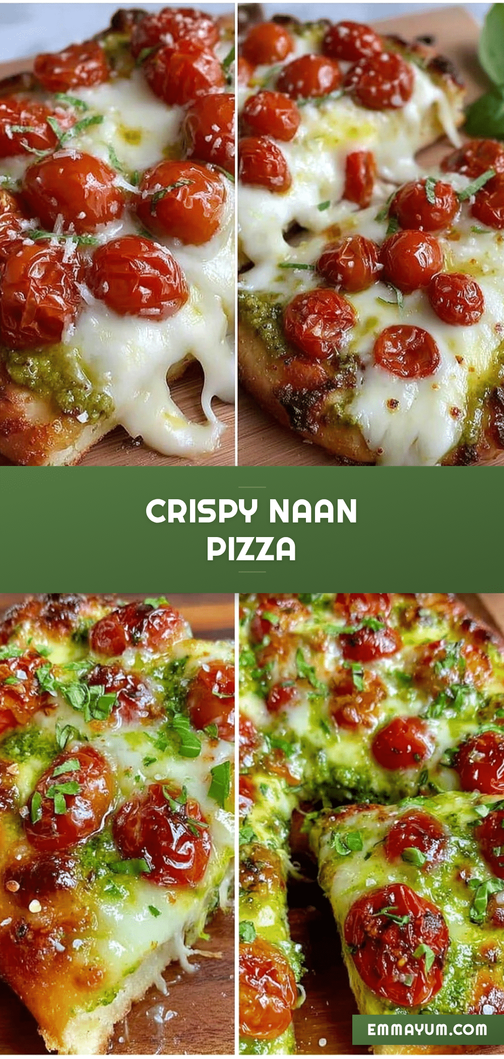 crispy naan bread pizza recipe