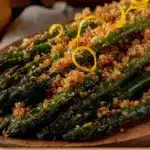 crispy roasted asparagus - featured image