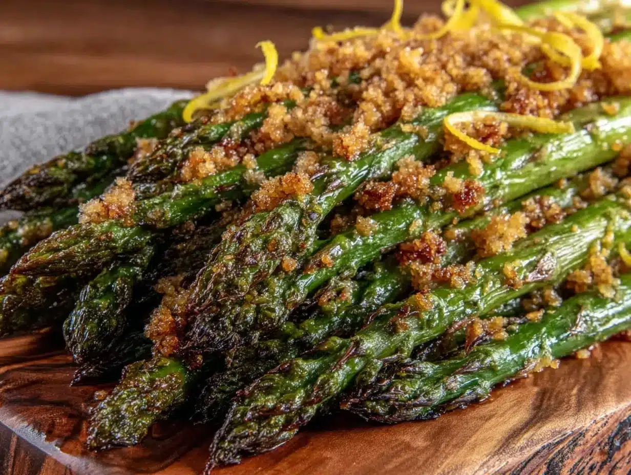 crispy roasted asparagus preparation steps