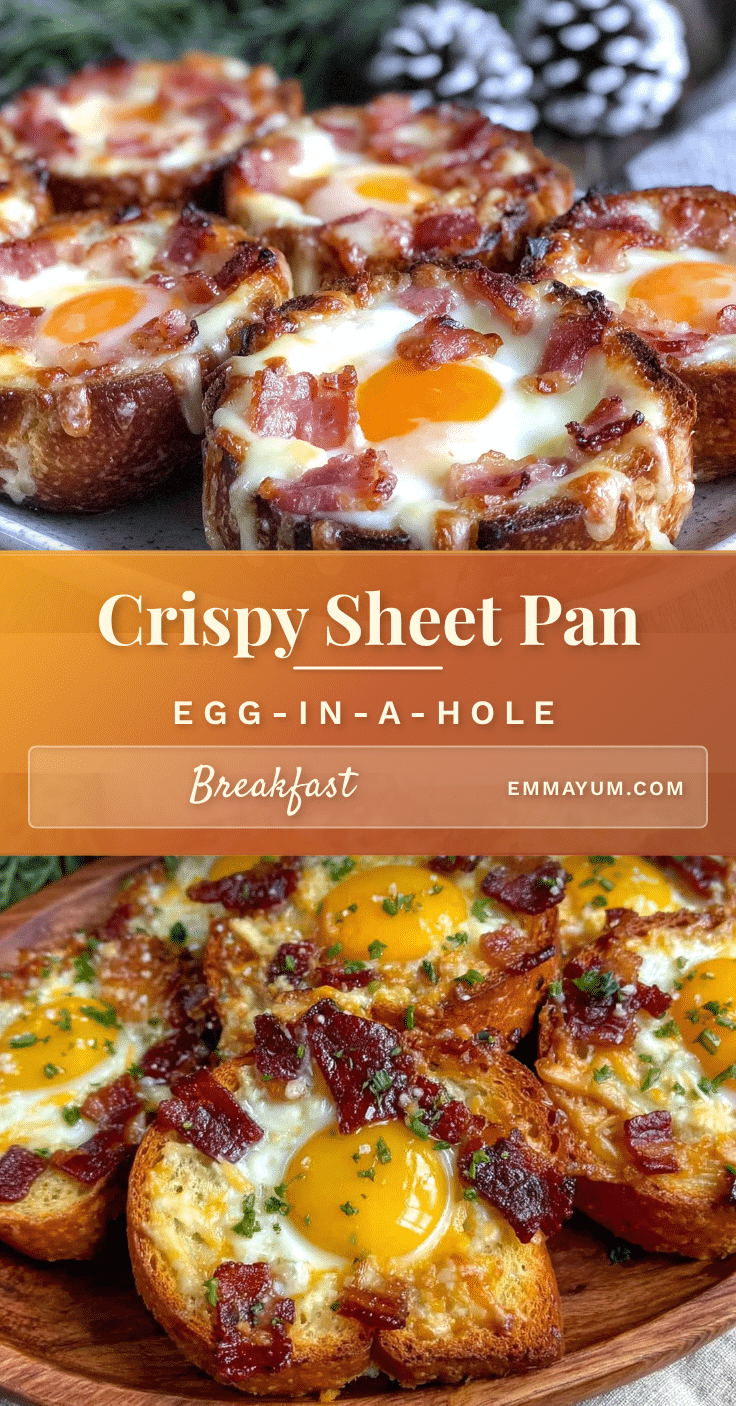 crispy sheet pan egg-in-a-hole recipe