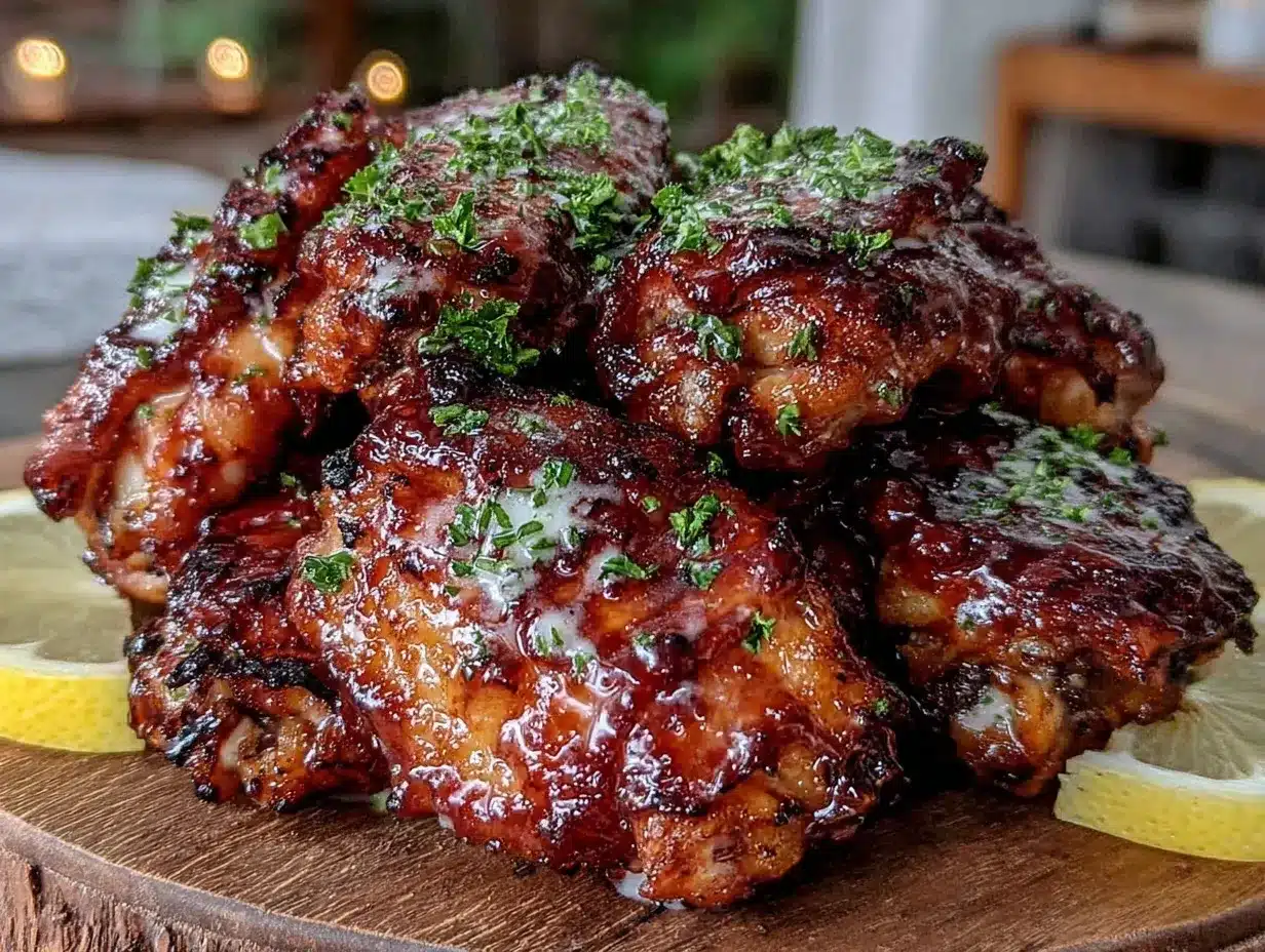 crispy smoked chicken wings preparation steps