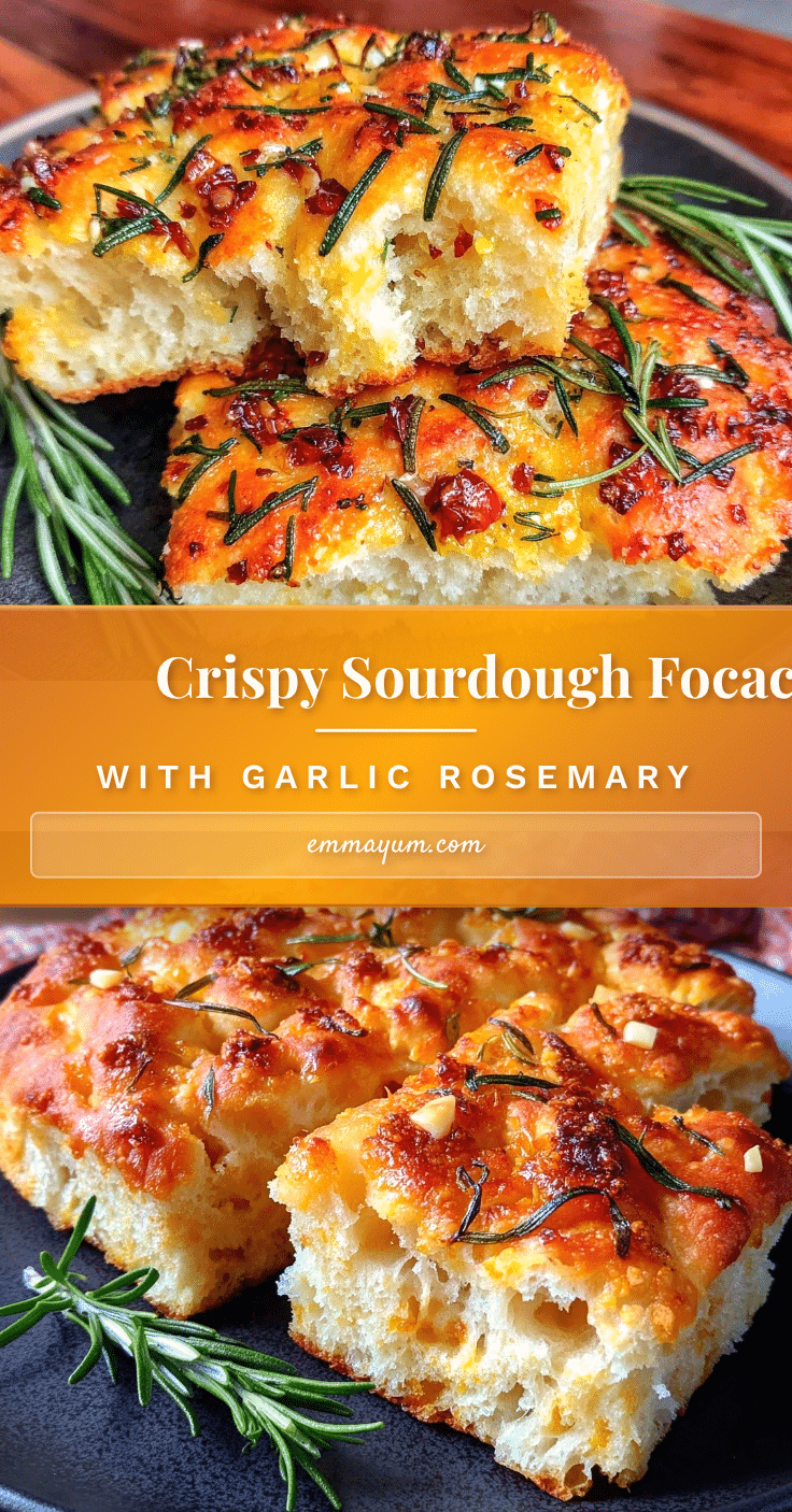 crispy sourdough focaccia recipe