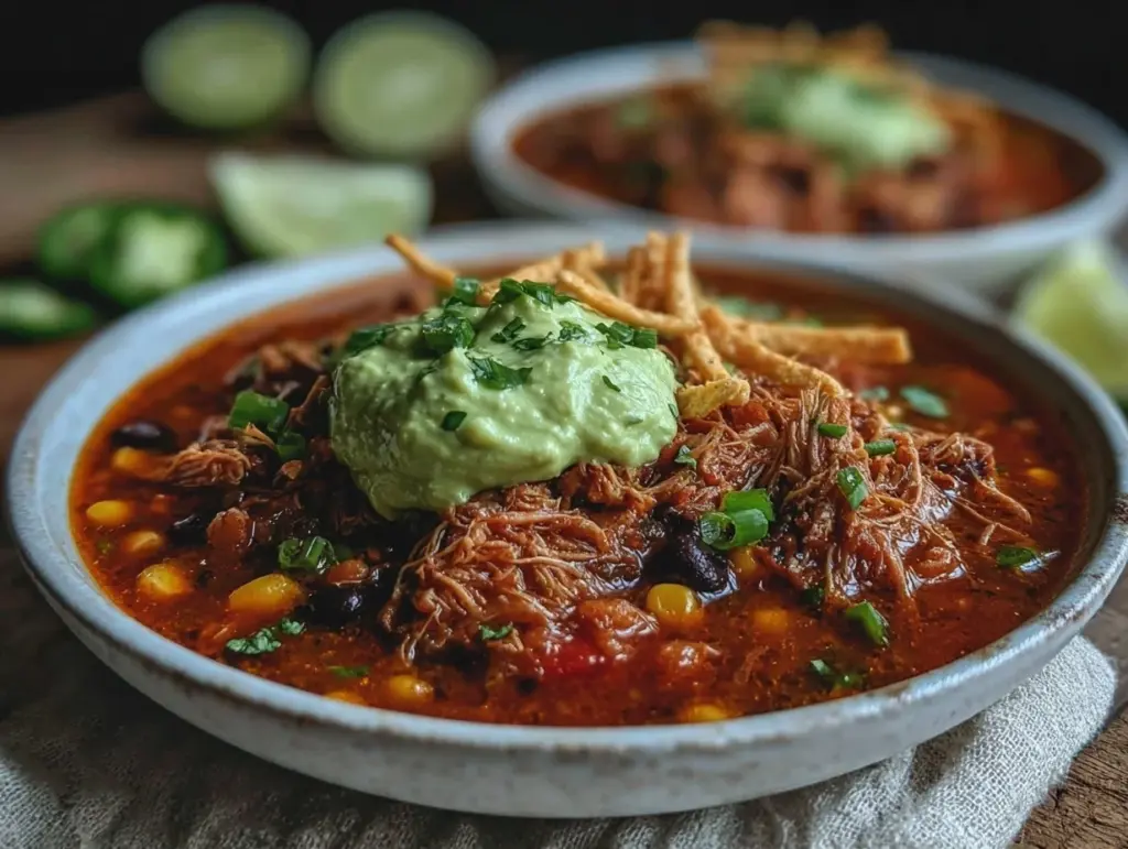 crockpot chicken tortilla soup - featured image