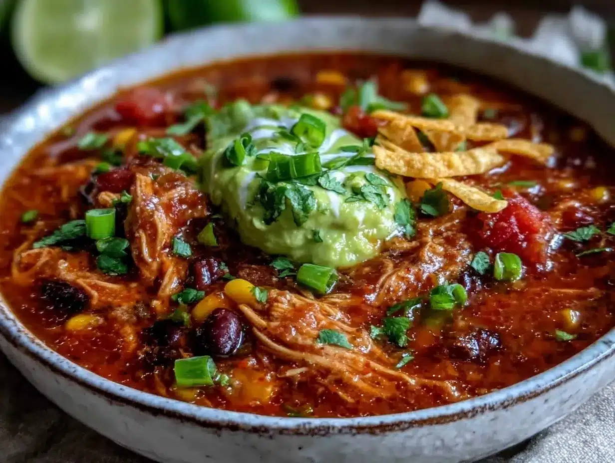 crockpot chicken tortilla soup preparation steps