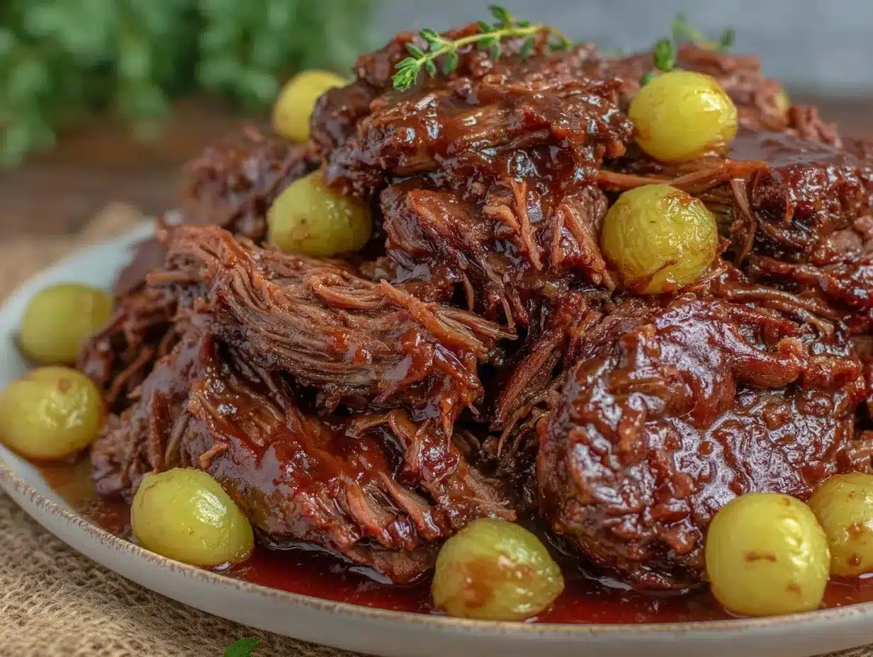 crockpot Mississippi pot roast preparation steps