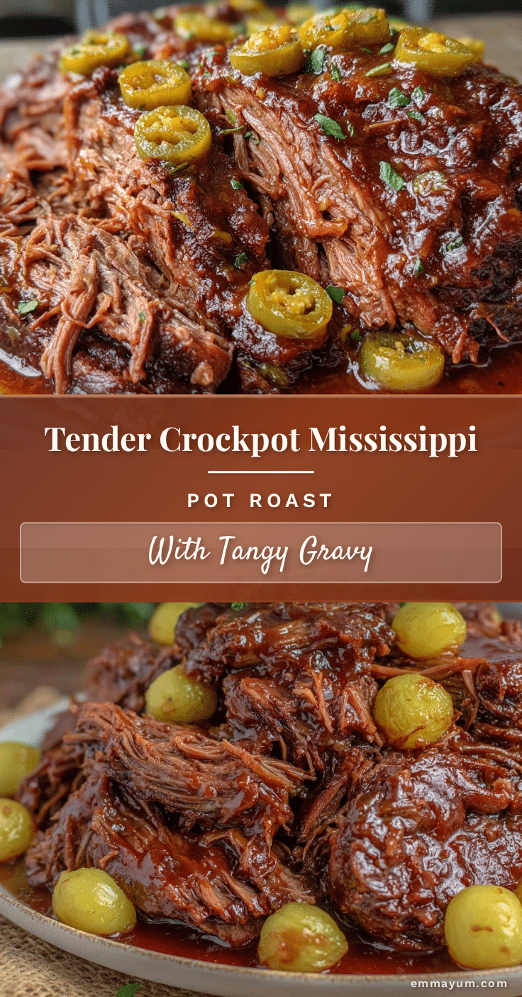 crockpot Mississippi pot roast recipe