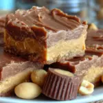 easy 5-ingredient peanut butter cup fudge - featured image