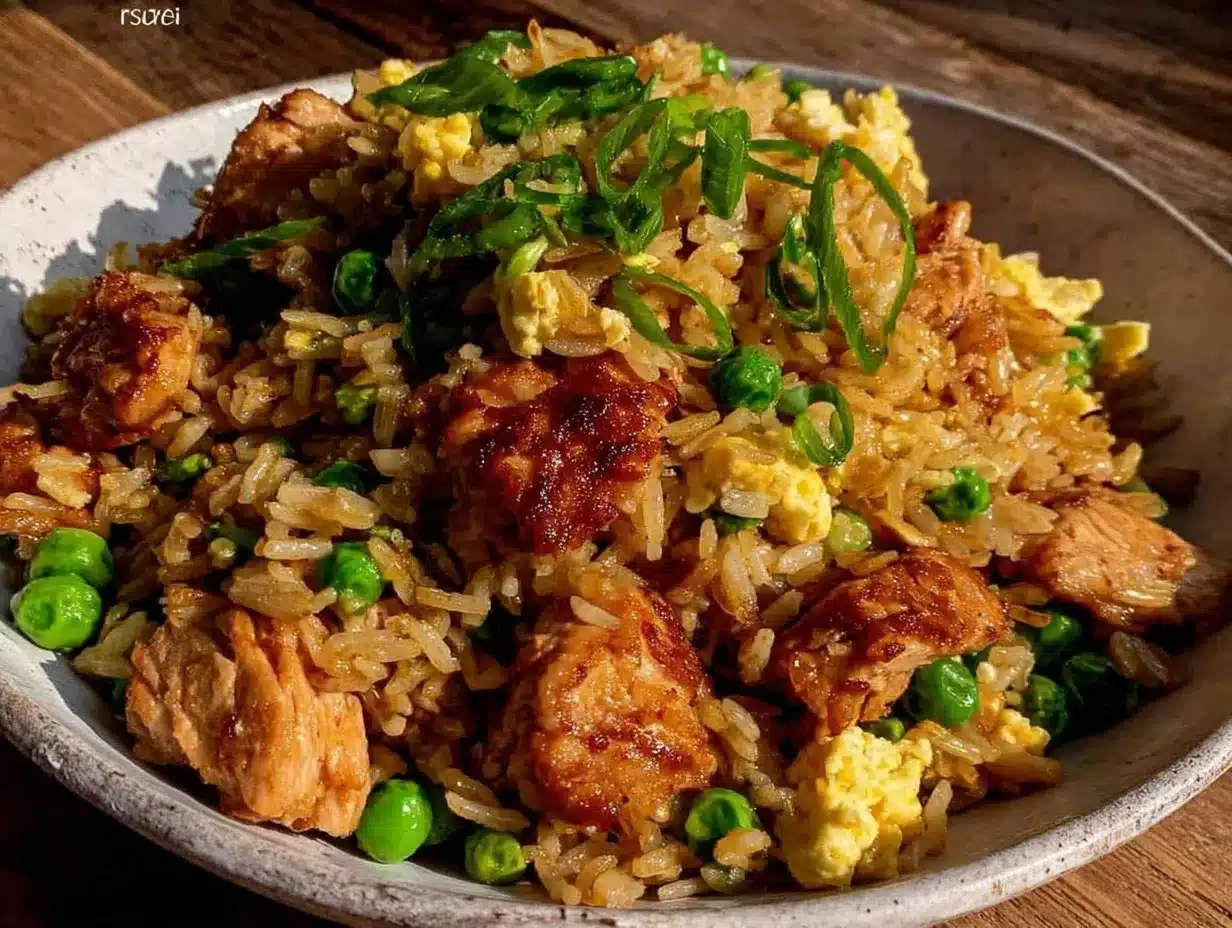 easy chicken fried rice recipe preparation steps