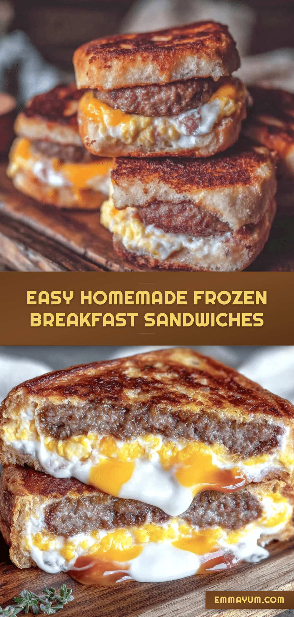 easy homemade frozen breakfast sandwiches recipe