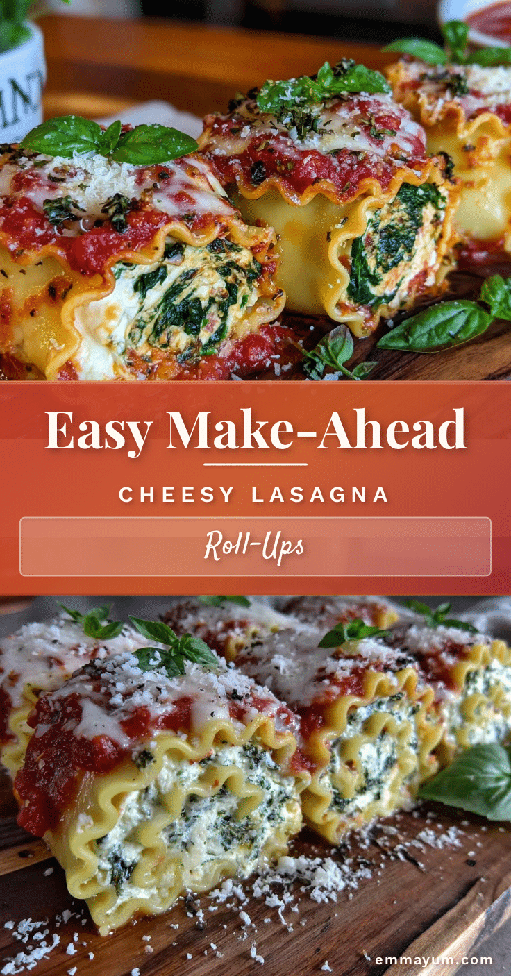 easy make-ahead lasagna roll-ups recipe