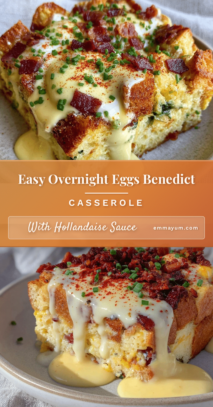 Easy Overnight Eggs Benedict Casserole recipe