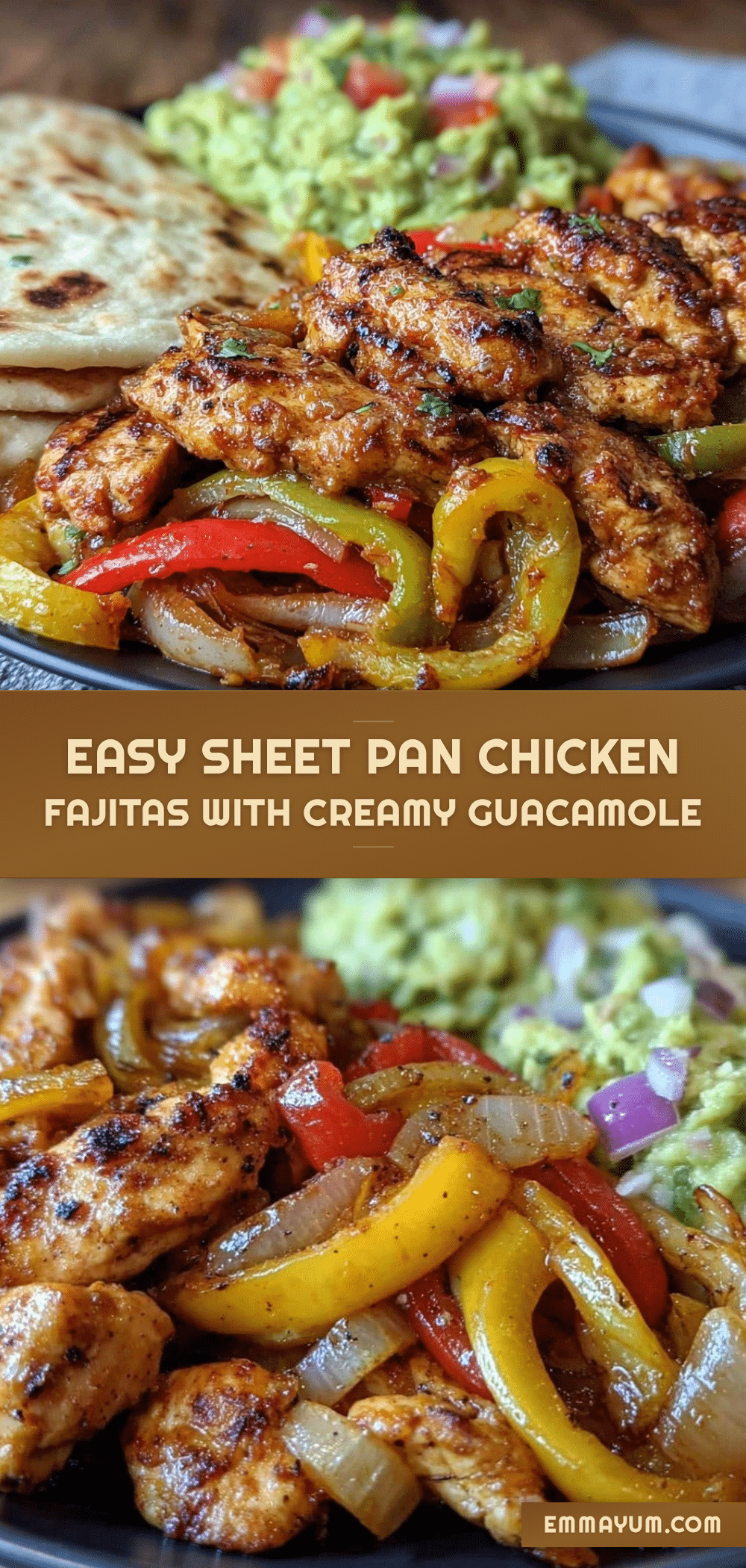 easy sheet pan chicken fajitas recipe
