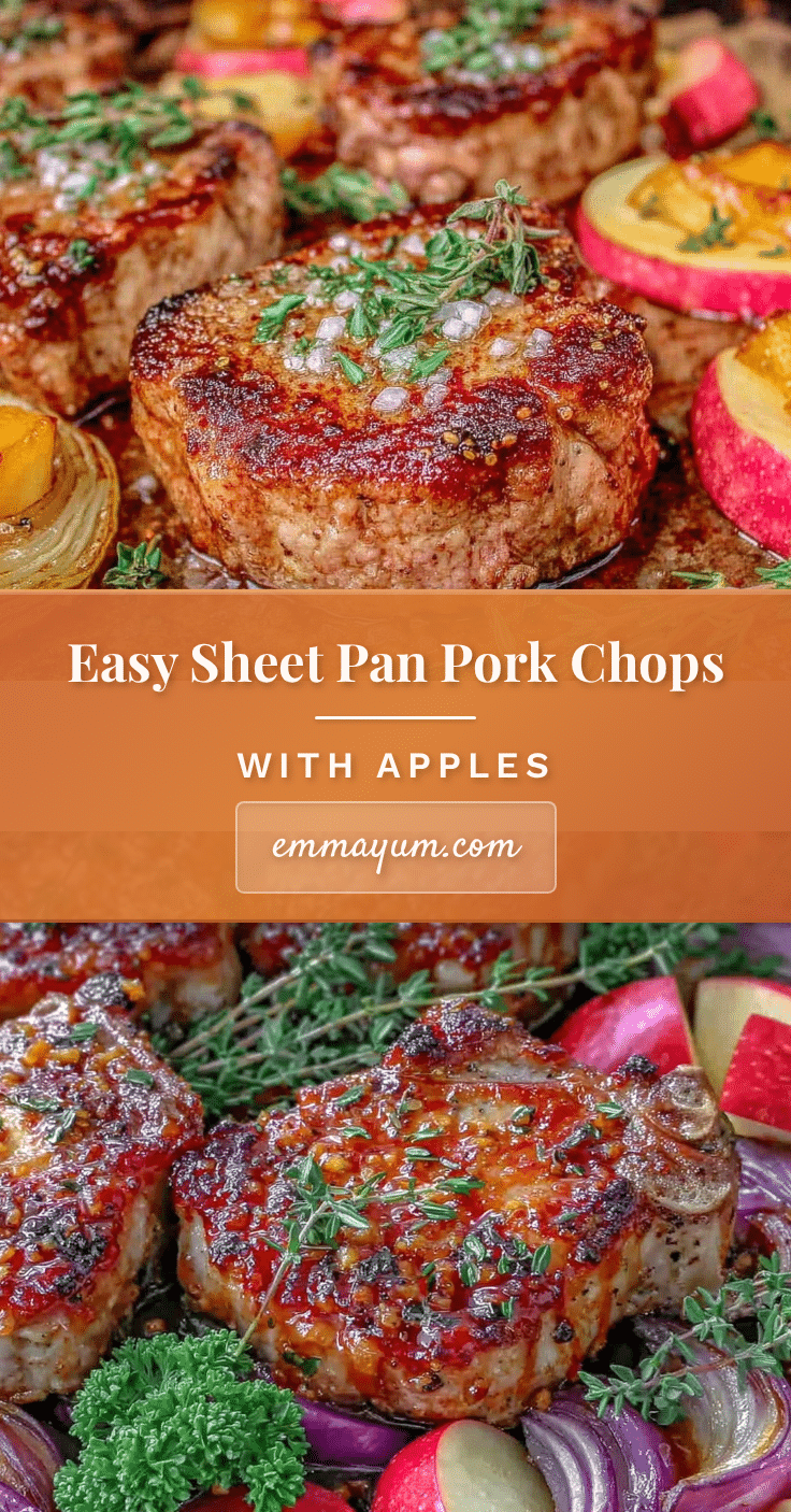 easy sheet pan pork chops recipe