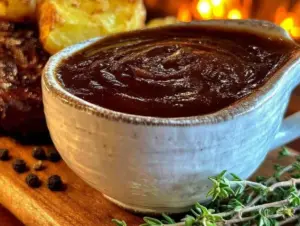 flavorful pan drippings gravy - featured image