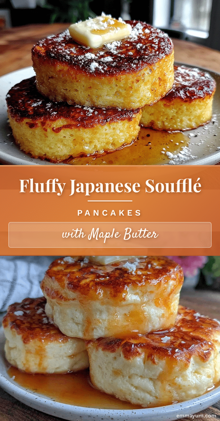 fluffy Japanese soufflé pancakes recipe