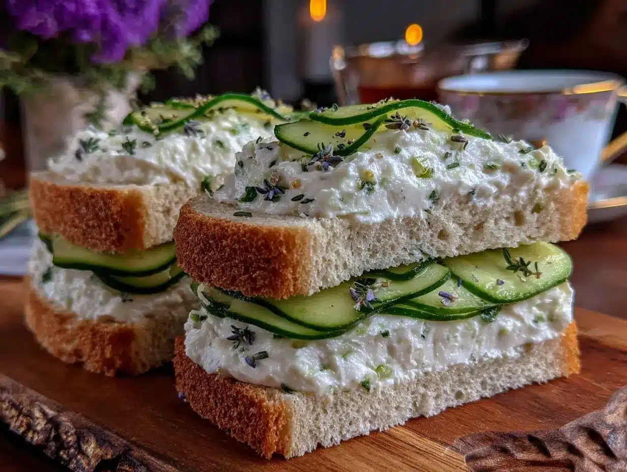 fresh benedictine tea sandwiches preparation steps