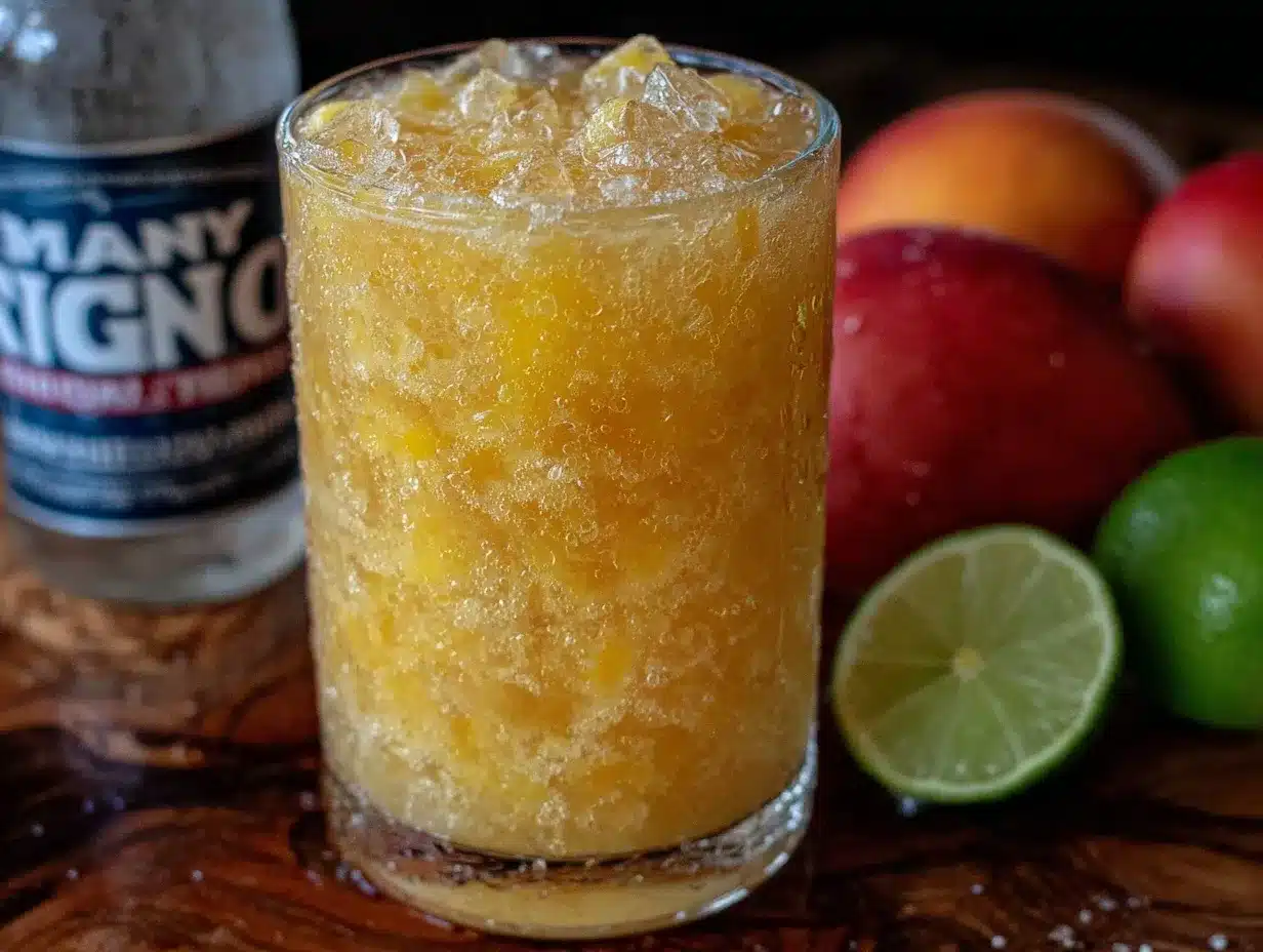 fresh coconut water mango refresher preparation steps