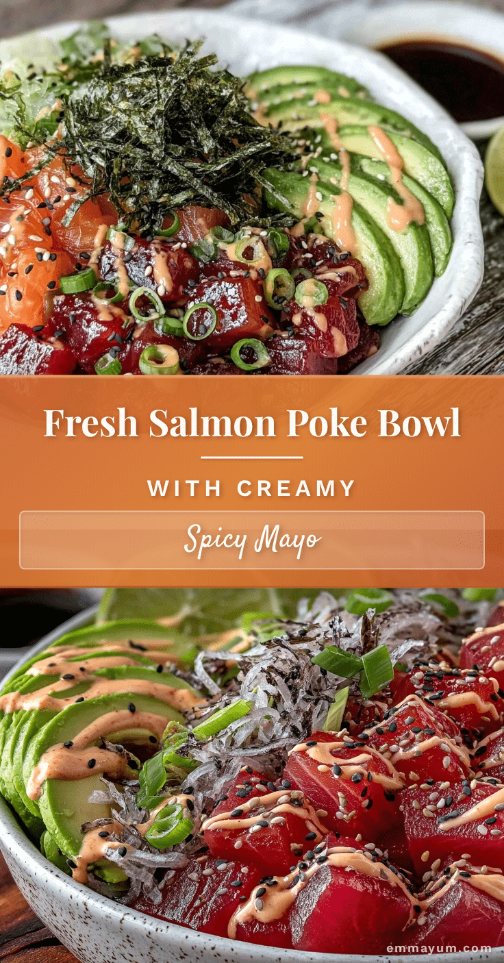 fresh salmon poke bowl recipe