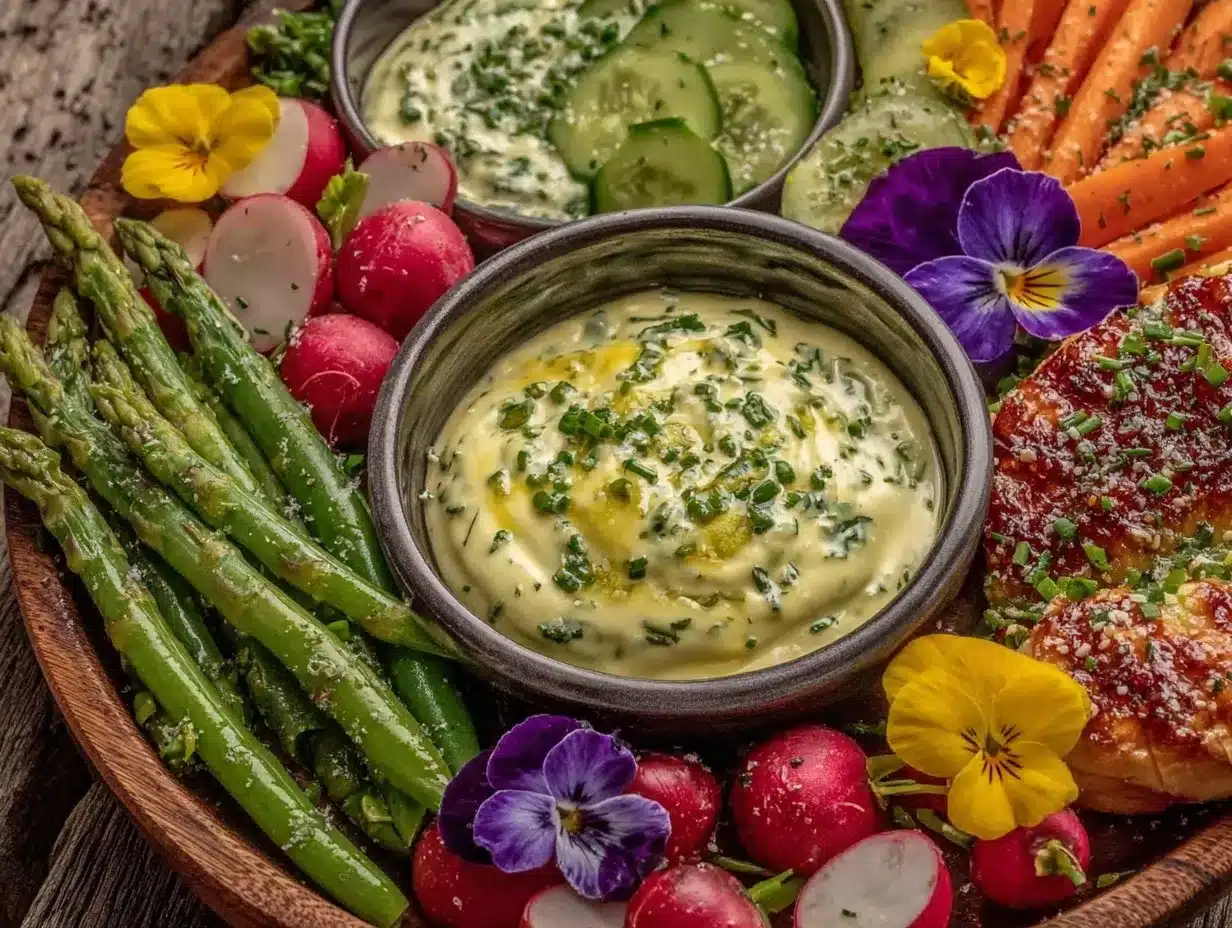 fresh spring garden charcuterie board preparation steps