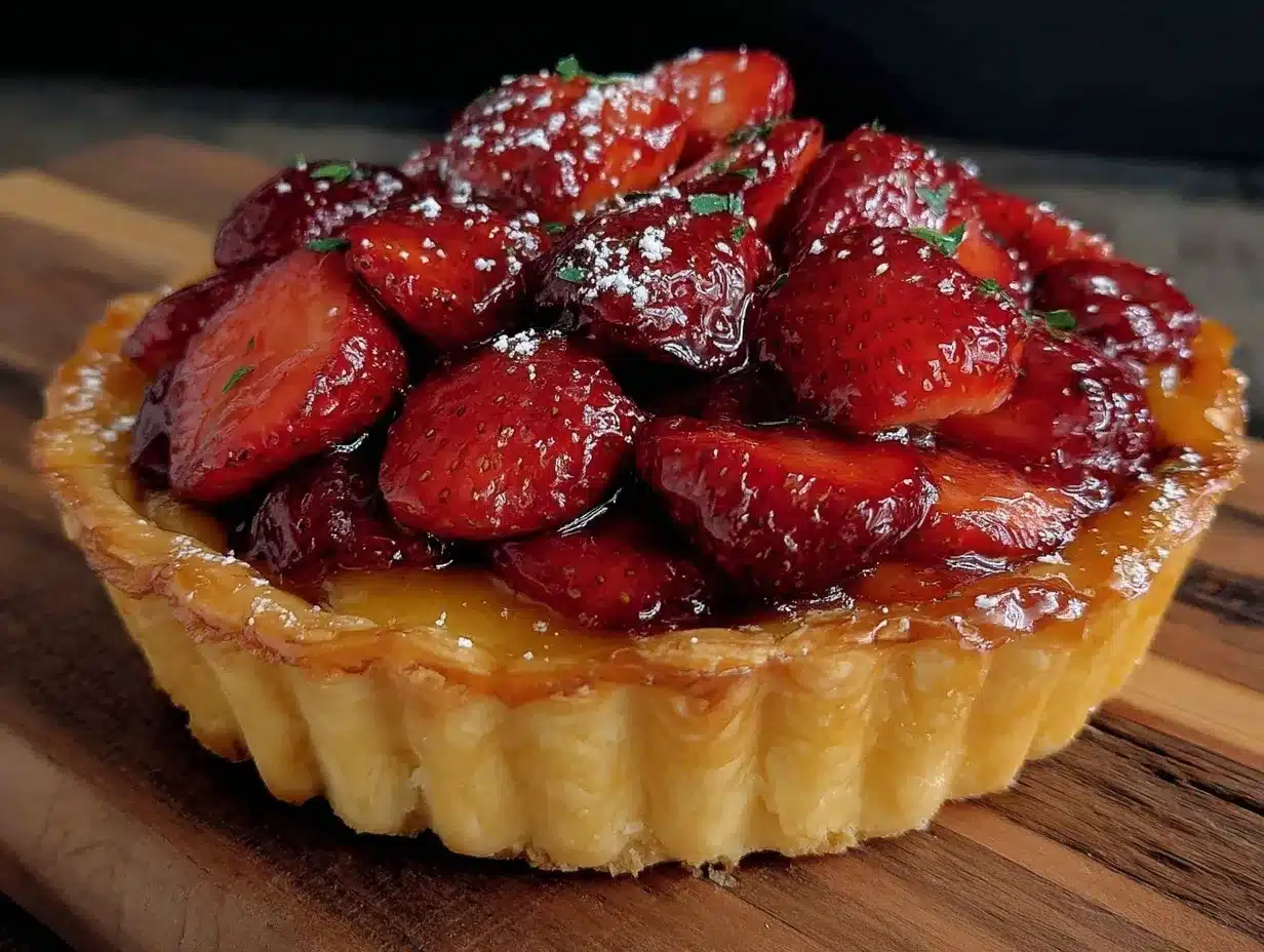 fresh strawberry pie preparation steps