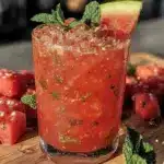 fresh watermelon mint agua fresca - featured image