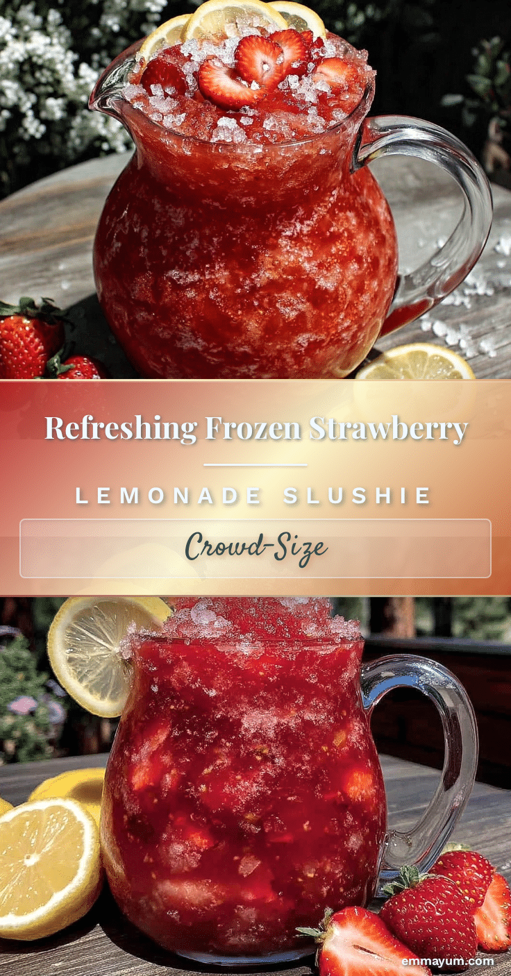 frozen strawberry lemonade slushie recipe