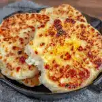 homemade naan bread stovetop recipe - featured image