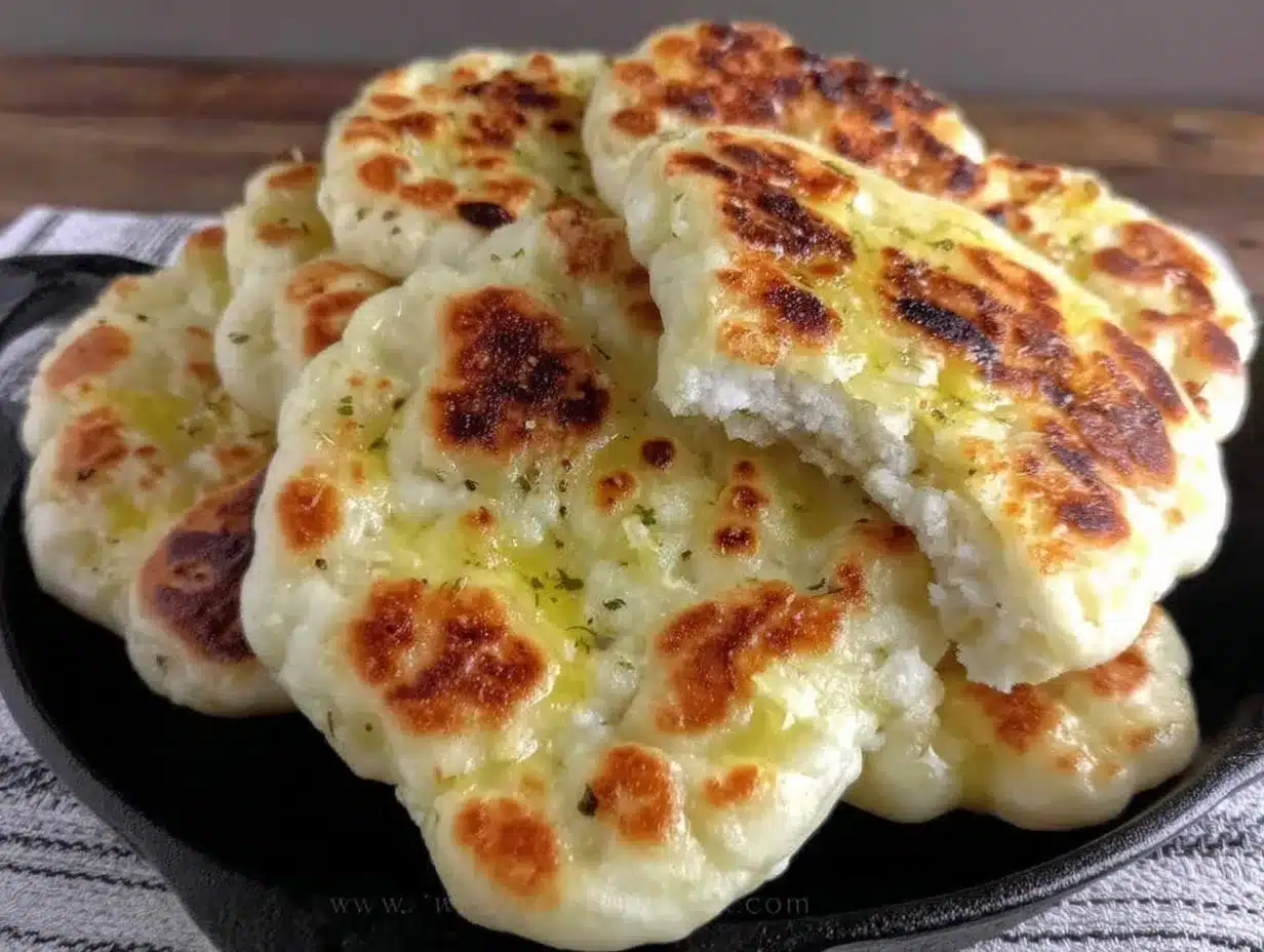 homemade naan bread stovetop recipe preparation steps