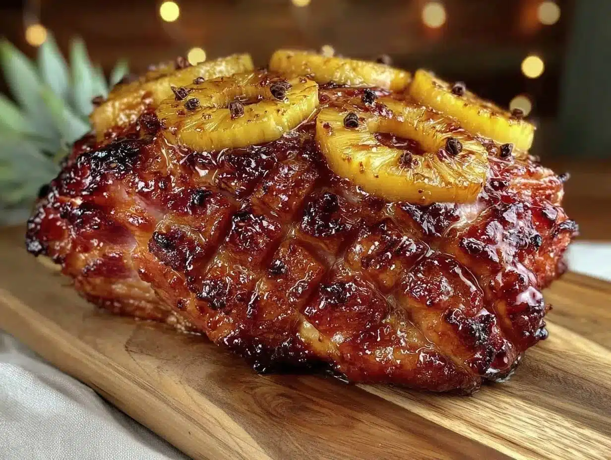 honey glazed ham preparation steps