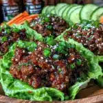 Korean beef lettuce wraps - featured image